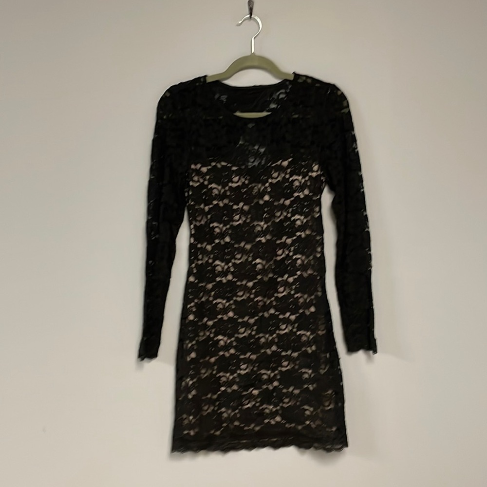 Long sleeve lace Express dress